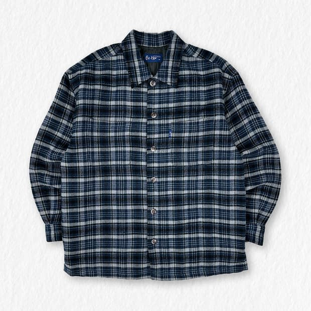 비핫 겨울 체크 셔츠