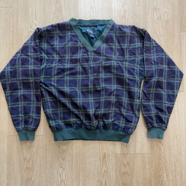 Polo by ralph lauren 체크 풀오버 윈드브레이커