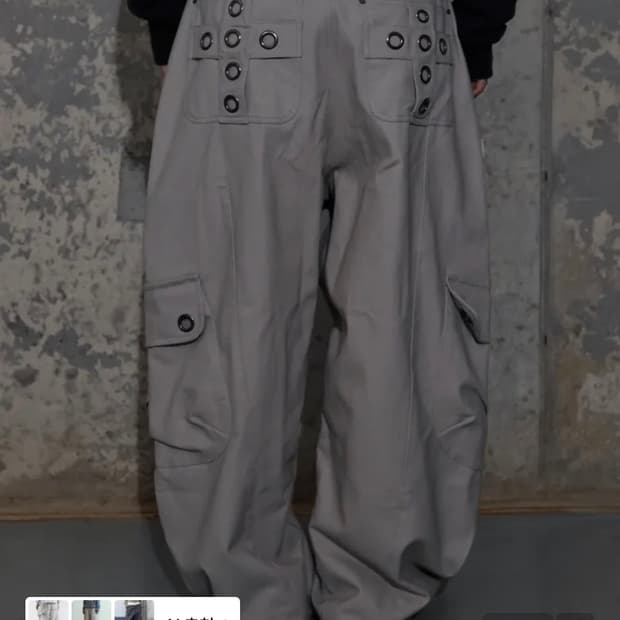 팬시클럽 크로스포켓 카고팬츠