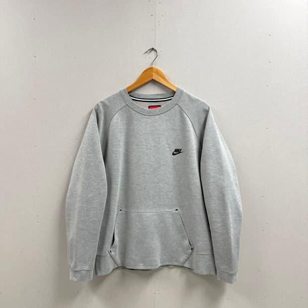 남성 XXL 110 / 나이키 테크팩 맨투맨 그레이