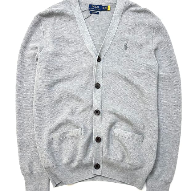 Polo 폴로 랄프로렌 그레이 색상 니트 가디건