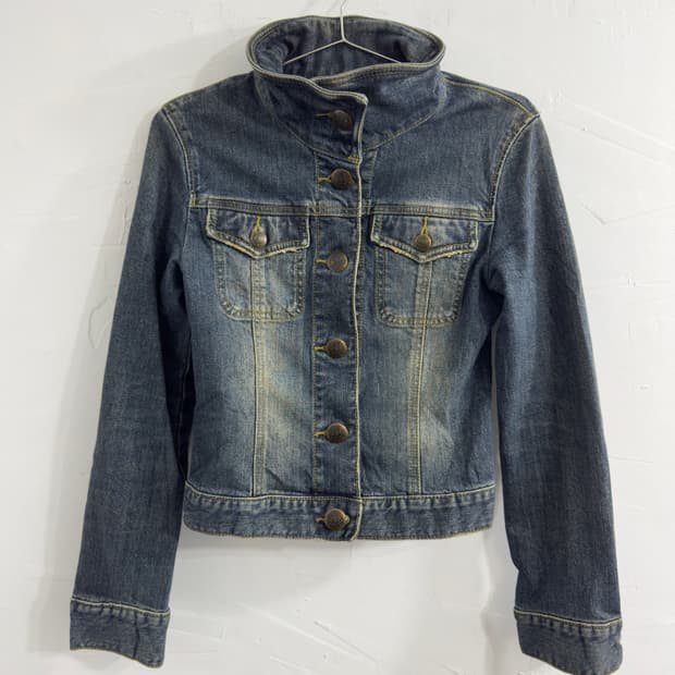ozoc washing denim jacket