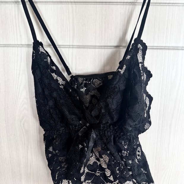 Odor 오도어 레이스 슬립 나시