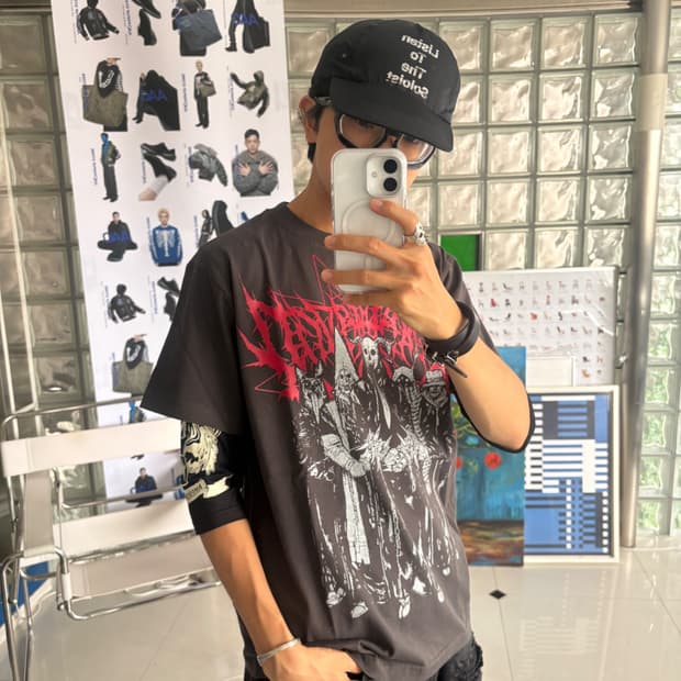 dorohedoro print tee 도로헤도로 프린트 티