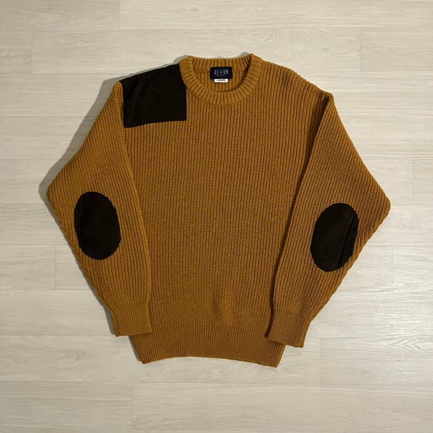 JPN . 코만도 엘보패치 니트