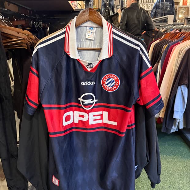 아디다스 97 99 바이에른 뮌헨 오펠 홈 유니폼 져지x