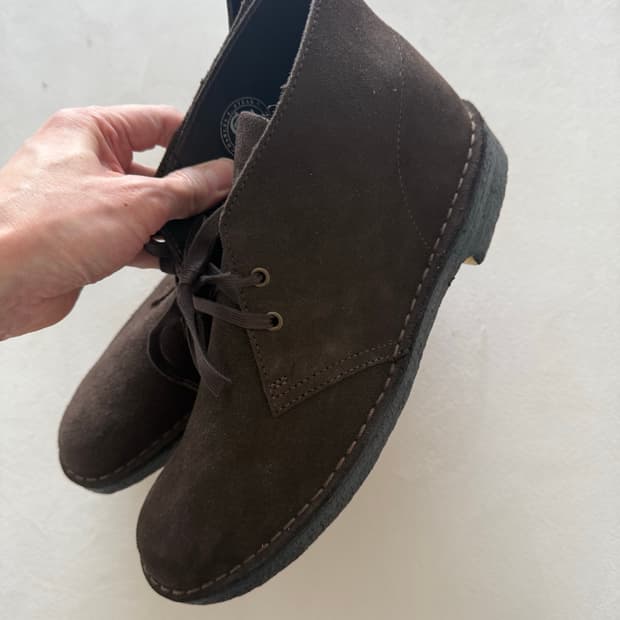 클락스 데져트 부츠 브라운스웨이드 