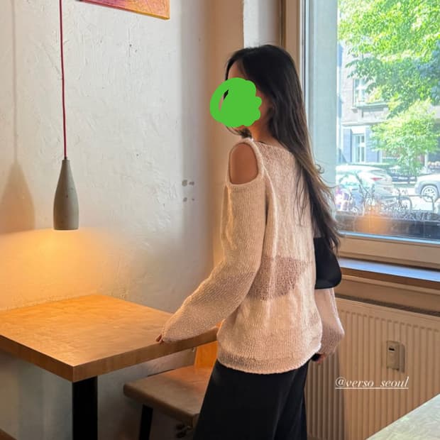 VERSO 베르소 sea sand 니트탑