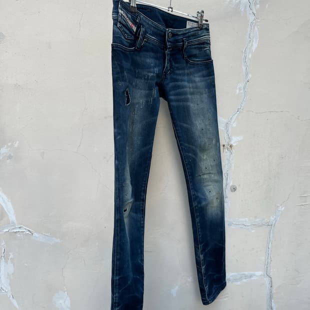 디젤 로우라이즈 스키니