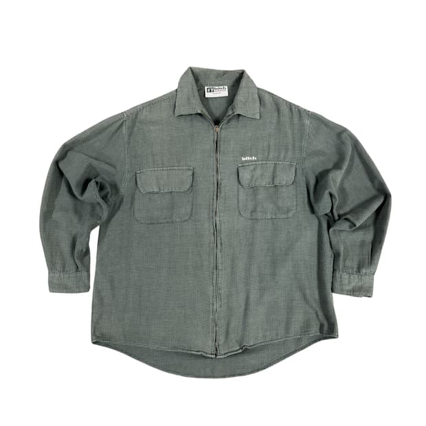 빈티지 Bitch Skateboards 비치 스케이트보드 플란넬 셔츠