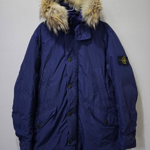 정품 스톤아일랜드 마이크로랩스 다운패딩 105/XL