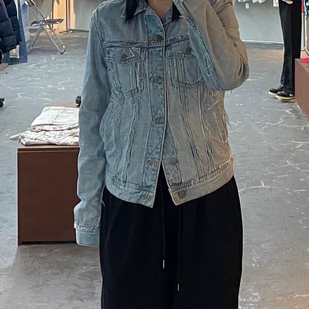 H&M x 마르지엘라 콜라보 데님 자켓 H1386