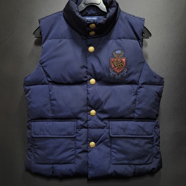 RALPH LAUREN 랄프로렌 와팬 다운 패딩 베스트 
