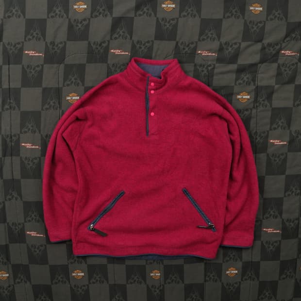 90S USA 파타고니아 신칠라 스냅 플리스 