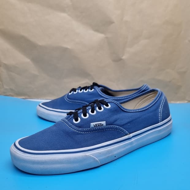 반스 어센틱 네이비 스니커즈 245