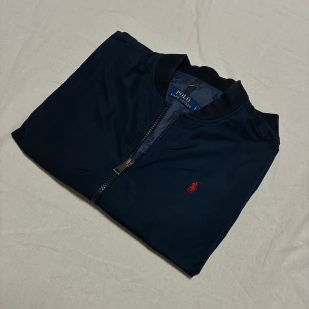 (정품 QR) 폴로 랄프로렌 네이비 블루종 자켓 L