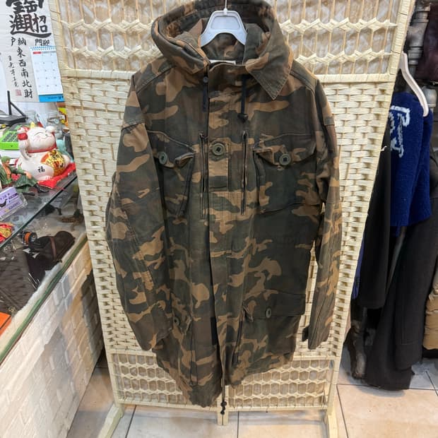 95 정품 페이스 커넥션 카모 롱 야상 팝니다