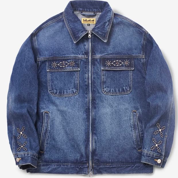 가먼츠팹 블루 데님 자켓