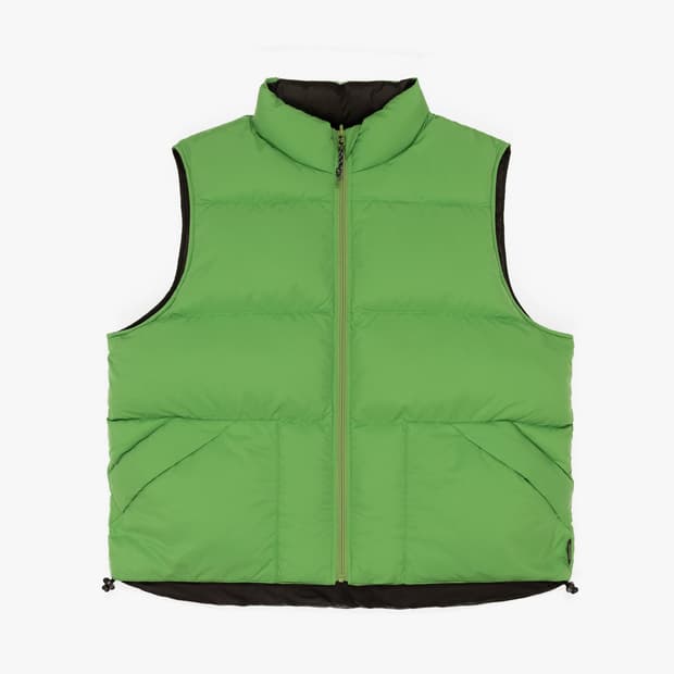 [XL] 세단올퍼포즈 리버시블 다운 베스트 그린x블랙