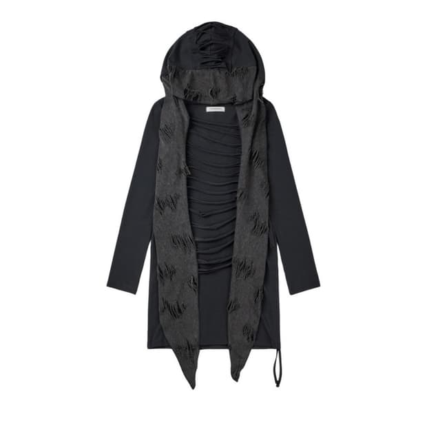 보니앤키예 Bonienkiye Hood Scarf Dress 구해요