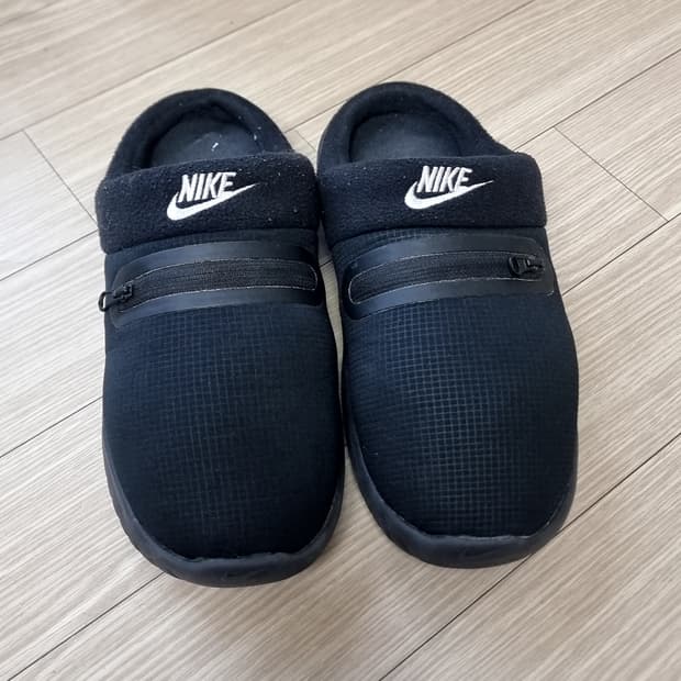 노스페이스 블랙 슬리퍼 털 실내화(260-280)