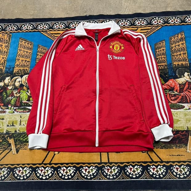 대장급 아디다스 맨체스터 유나이티드 22-23 시즌 트랙탑 져지