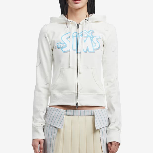 구해요) 프레잉 심즈 후드집업 L