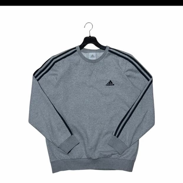 아디다스 라이트 그레이 맨투맨