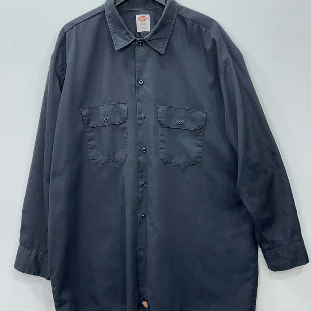 디키즈 574 워크셔츠 블랙 2XL