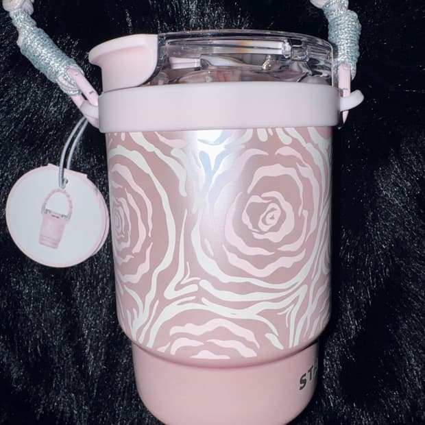 중국 스타벅스 MD 핑크로즈 머그 텀블러 새상품