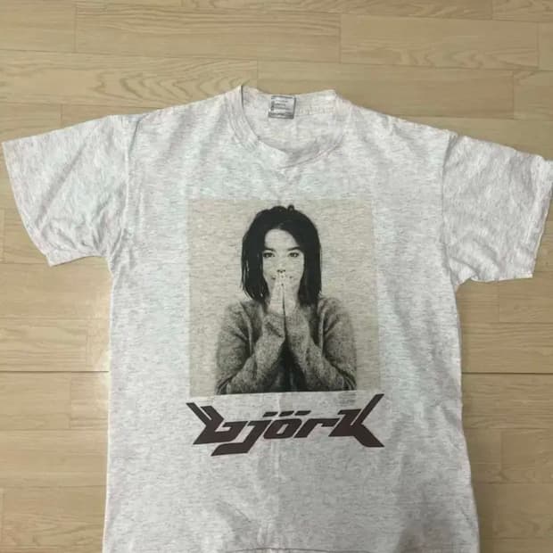 90s 빈티지 비요크 밴드티 L사이즈