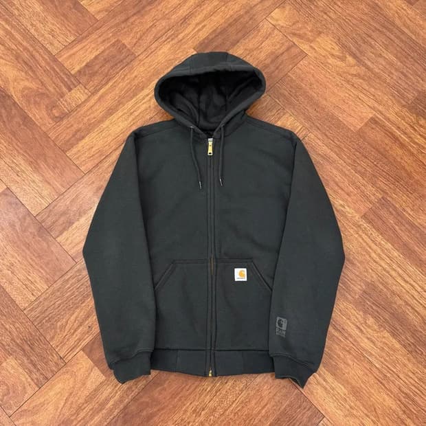 S(100) 칼하트 레인디펜더 헤비코튼 후드 집업 