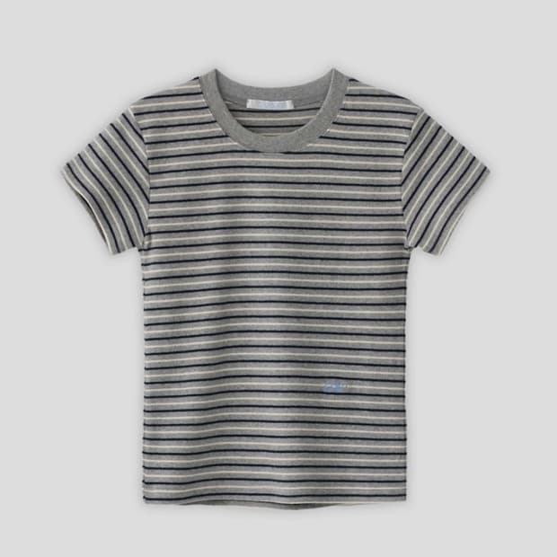 타낫 타이니 스트라이프 티 그레이 (새상품, 택O)