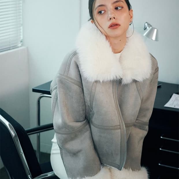 SY2C FUR TIP SUEDE MUSTANG