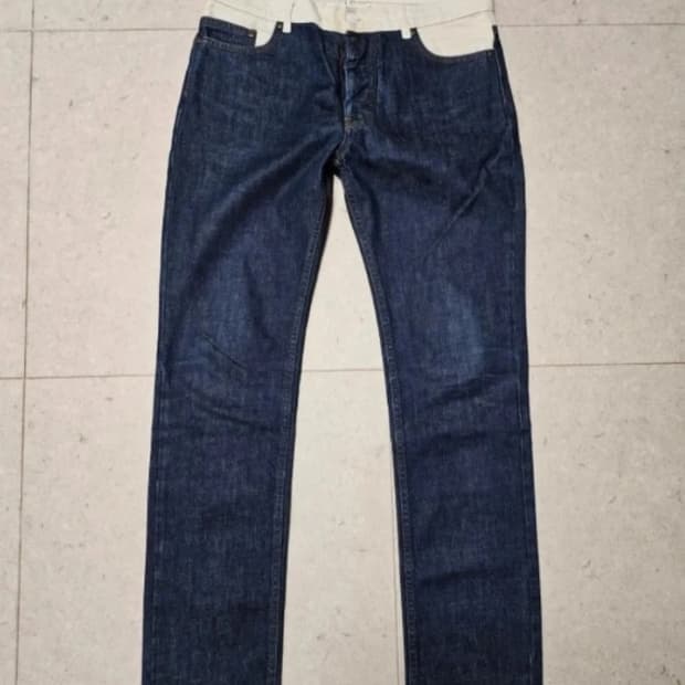 메종 마르지엘라 백스티치 데님팬츠