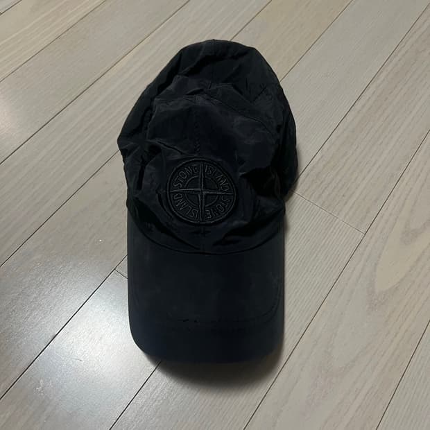스톤아일랜드 나일론 볼캡 m 블랙