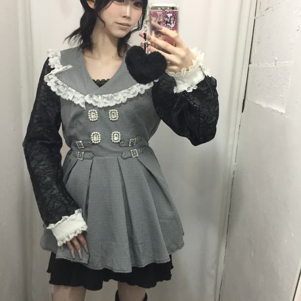 Dear my love 디마럽 큐빅 세일러 원피스 세트🎱