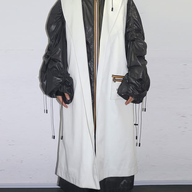 애프터홈워크 x 까웨 19AW 레이어드 트렌치 코트