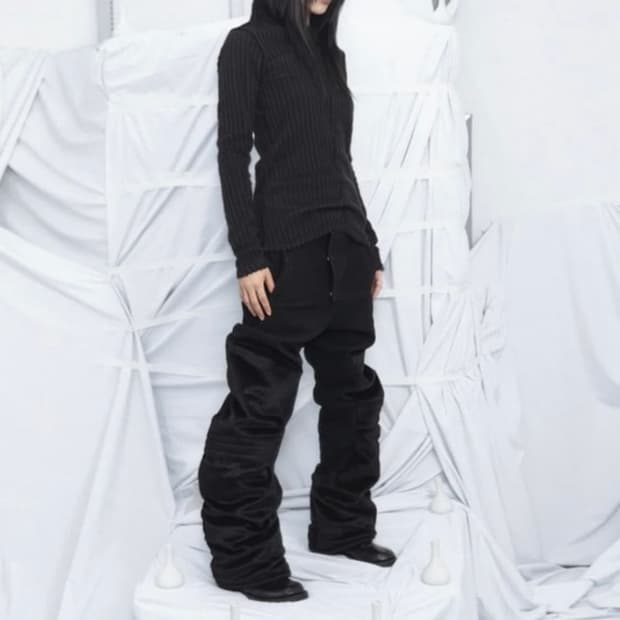 yyyy FUR ROCKET TROUSERS