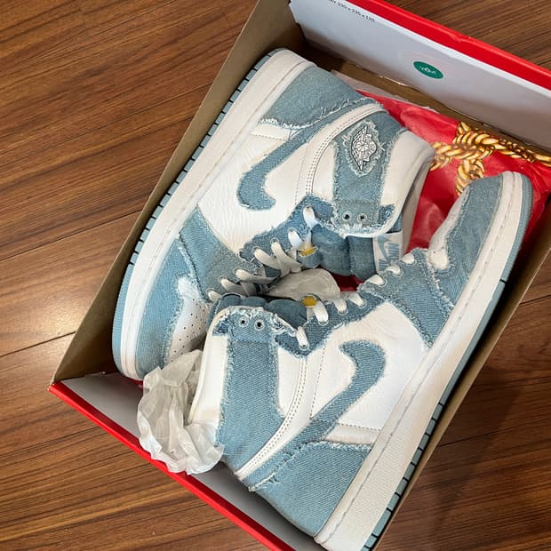 조던 1 레트로 하이 OG 데님 (275, UK8)