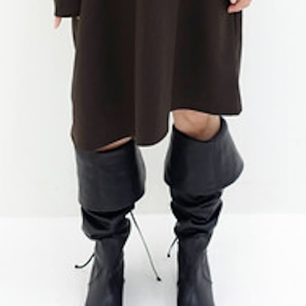 샵페어리 fold-up knee high boots