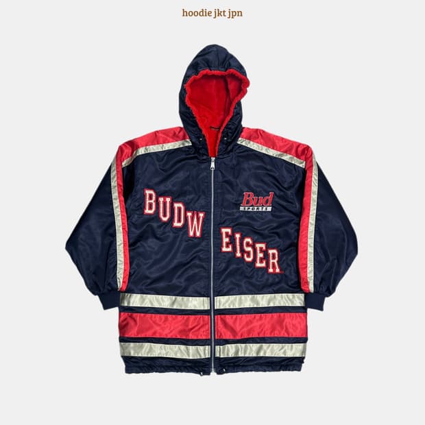 버드와이저 Budweiser 빈티지 롱자켓 일본빈티지 올드스쿨