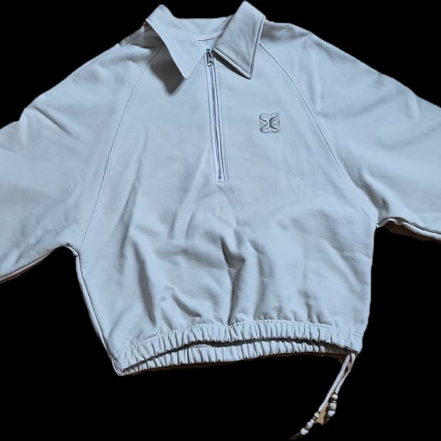 세터 반집업 맨투맨 M