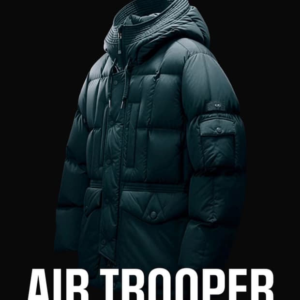 25fw 시리즈 에어트루퍼 105 그린 구스다운