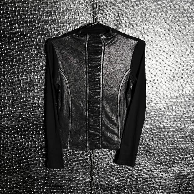 Rskai 메탈릭 롱슬리브