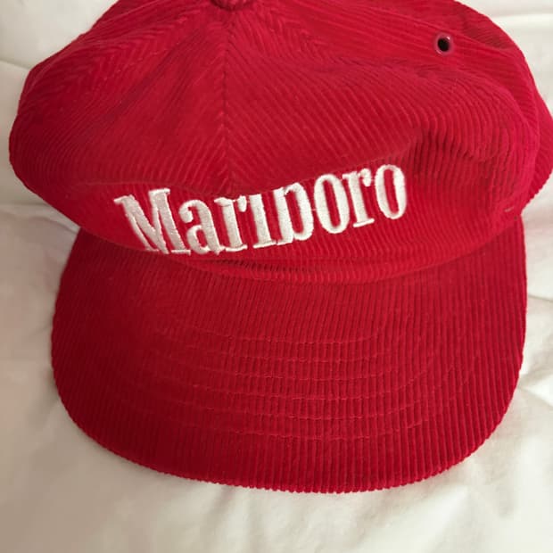 빈티지 말보로 코듀로이캡