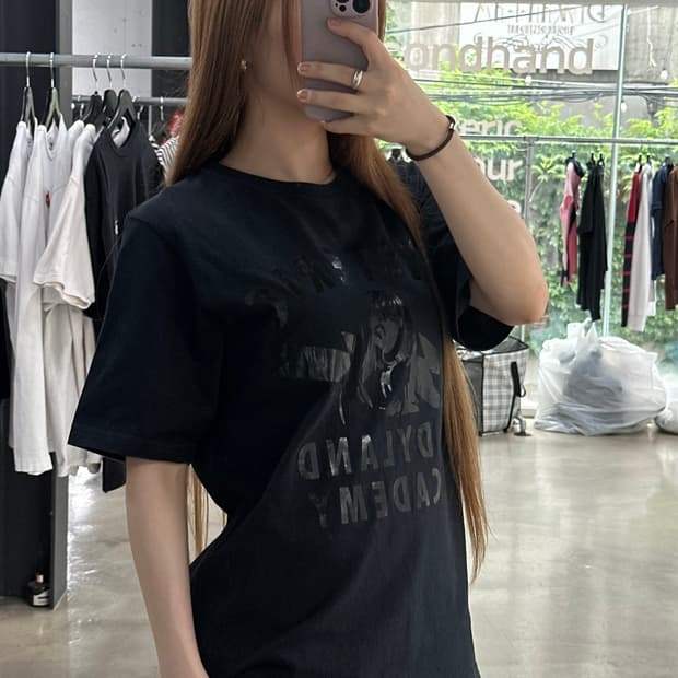 히스테릭글래머 히스걸 스카치로고 레이디랜드 반팔티