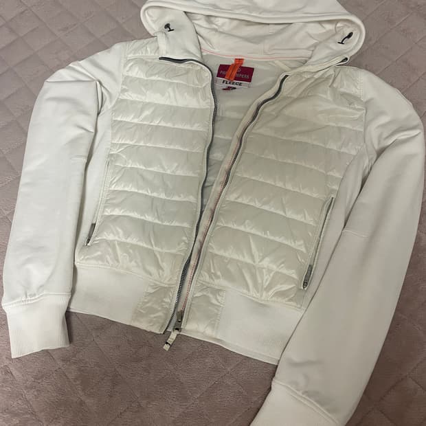 파라점퍼스 경량패딩 화이트 M