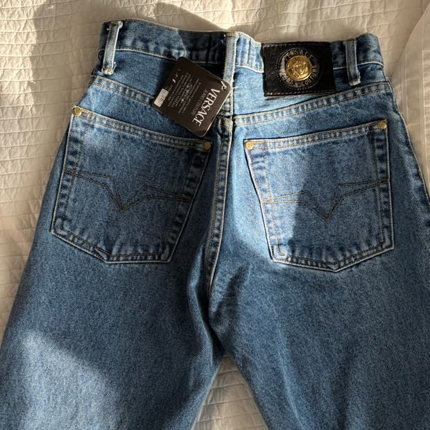 베르사체 데님 반바지