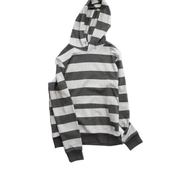 0milewear 스트라이프 후드티